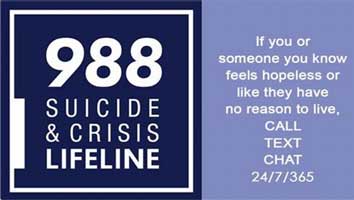 988 Suicide & Crisis Lifeline